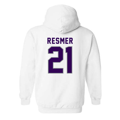 Kansas State - NCAA Women's Volleyball : Reese Resmer - Wildcat hand sign Hooded Sweatshirt-1
