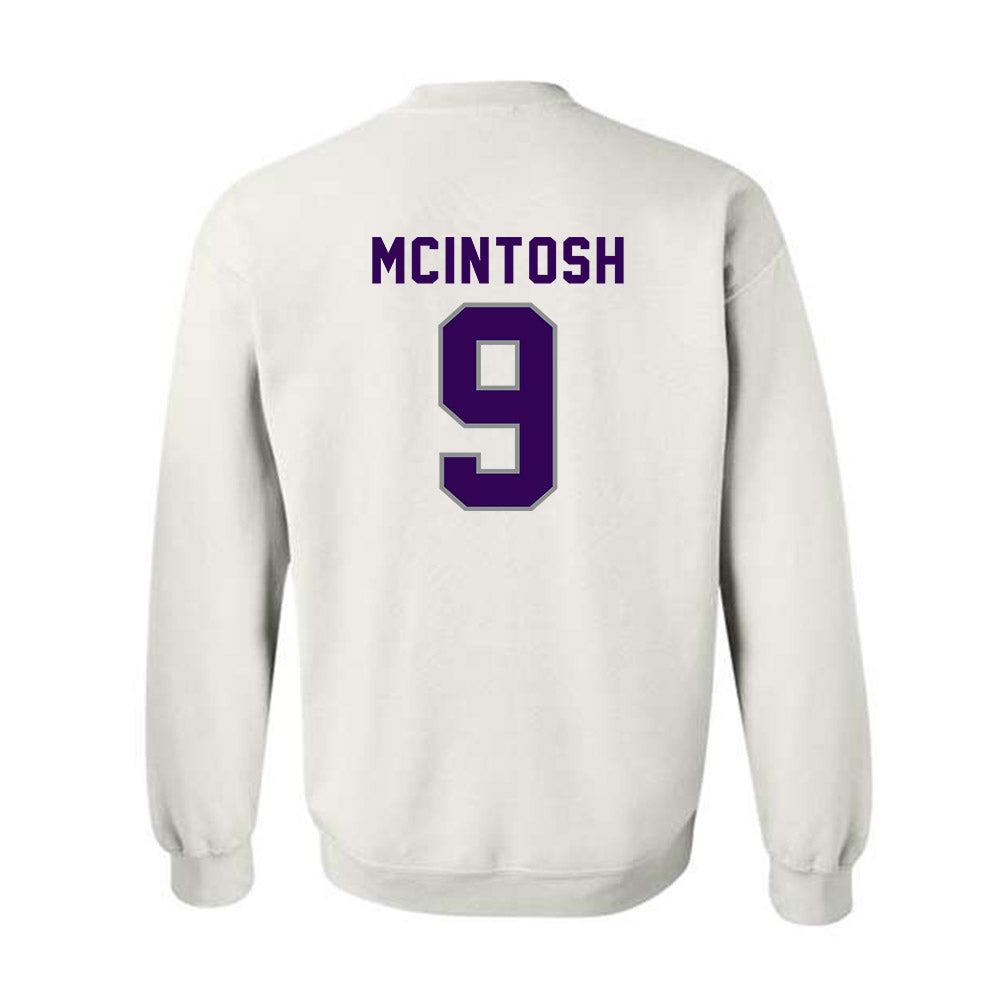 Kansas State - NCAA Football : Donovan McIntosh - Wildcat hand sign Crewneck Sweatshirt-1