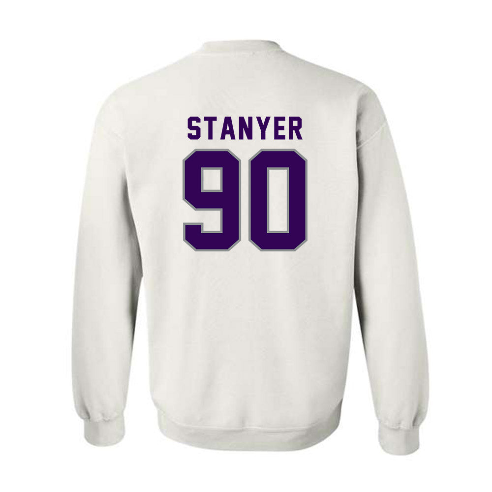 Kansas State - NCAA Football : Brad Stanyer - Wildcat hand sign Crewneck Sweatshirt-1