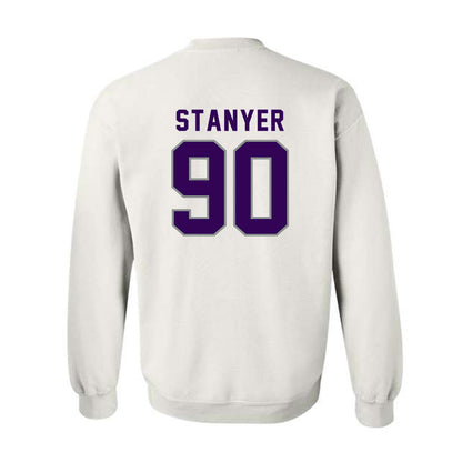 Kansas State - NCAA Football : Brad Stanyer - Wildcat hand sign Crewneck Sweatshirt-1