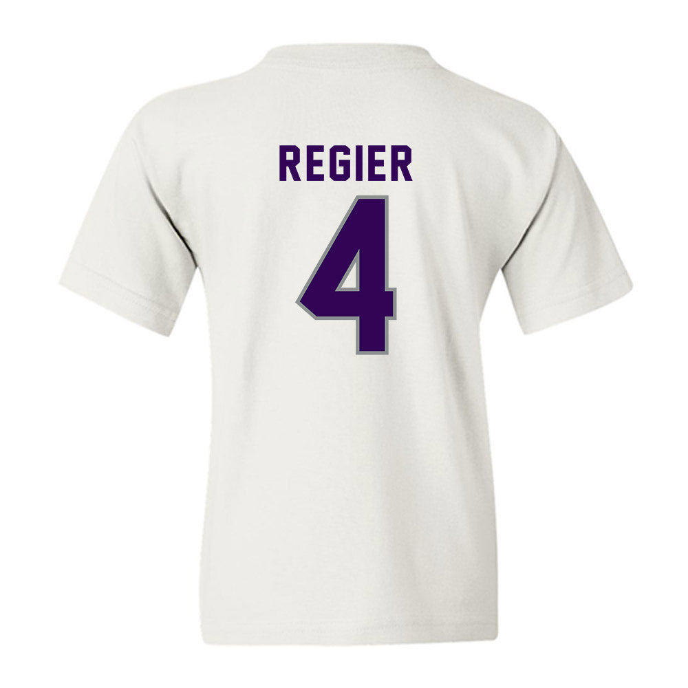 Kansas State - NCAA Women's Soccer : Alix Regier - Wildcat hand sign Youth T-Shirt-1
