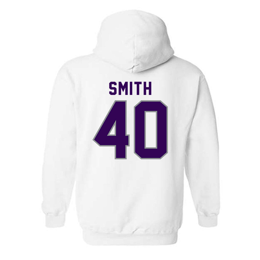 Kansas State - NCAA Baseball : Miles Smith - Wildcat hand sign Hooded Sweatshirt-1