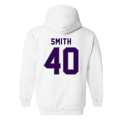 Kansas State - NCAA Baseball : Miles Smith - Wildcat hand sign Hooded Sweatshirt-1
