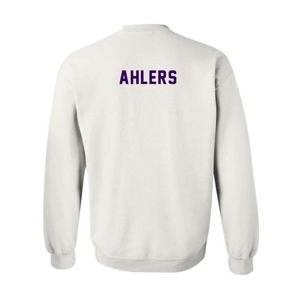 Kansas State - NCAA Women's Rowing : Regan Ahlers - Wildcat hand sign Crewneck Sweatshirt-1
