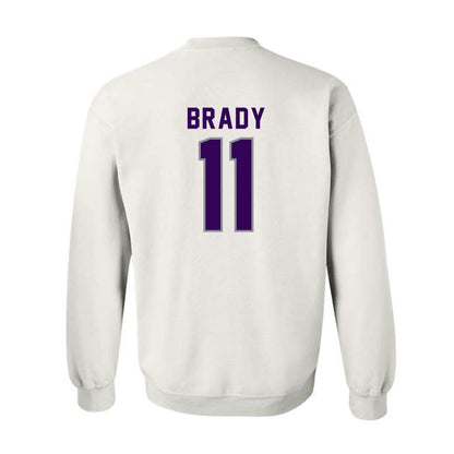 Kansas State - NCAA Women's Volleyball : Skylar Brady - Wildcat hand sign Crewneck Sweatshirt-1