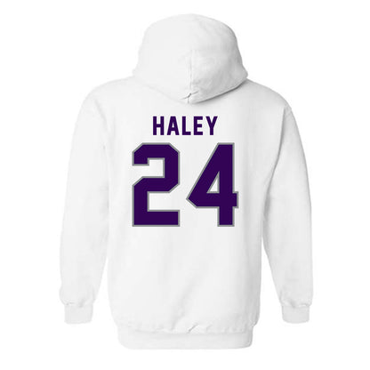 Kansas State - NCAA Baseball : Austin Haley - Wildcat hand sign Hooded Sweatshirt-1