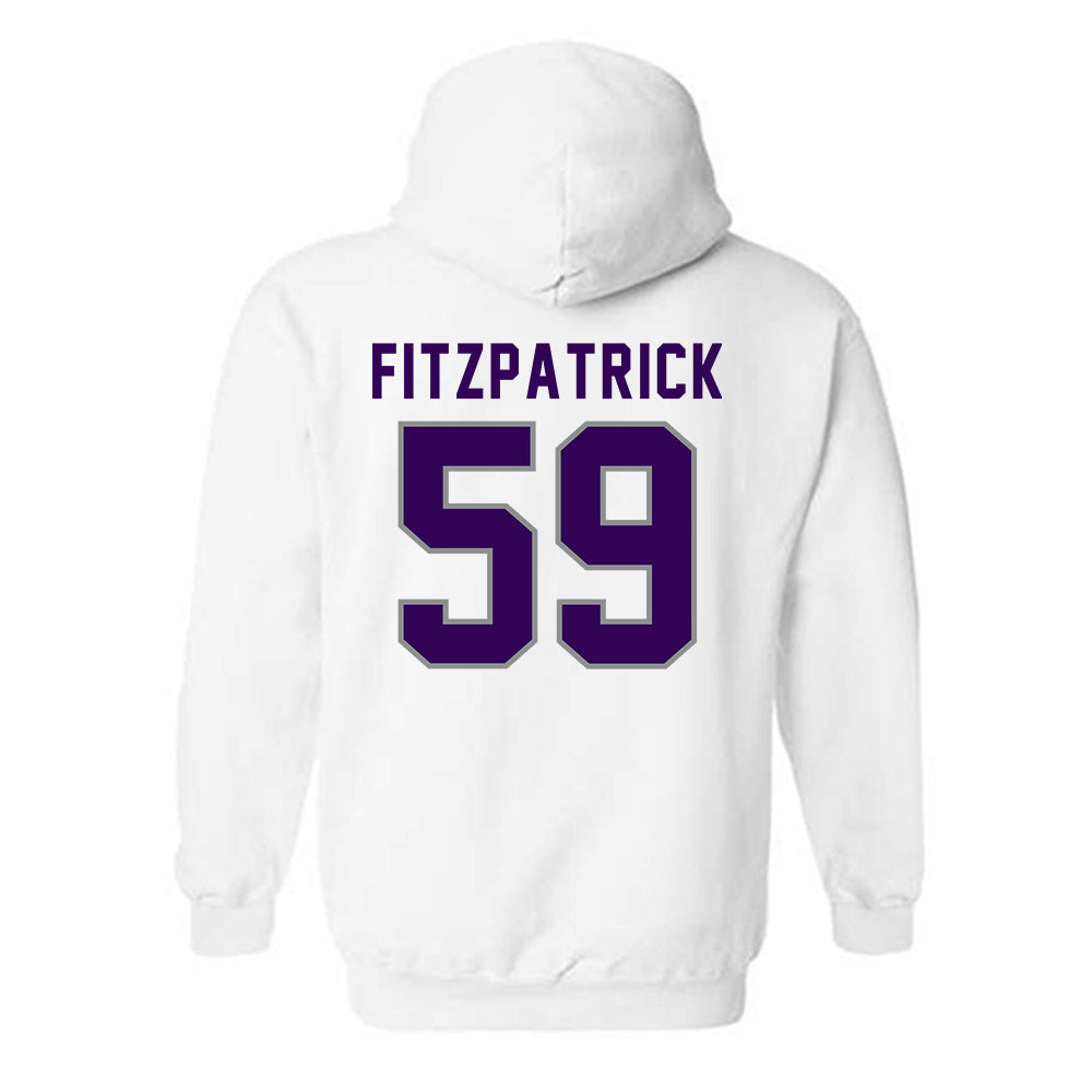 Kansas State - NCAA Football : George Fitzpatrick - Wildcat hand sign Hooded Sweatshirt-1