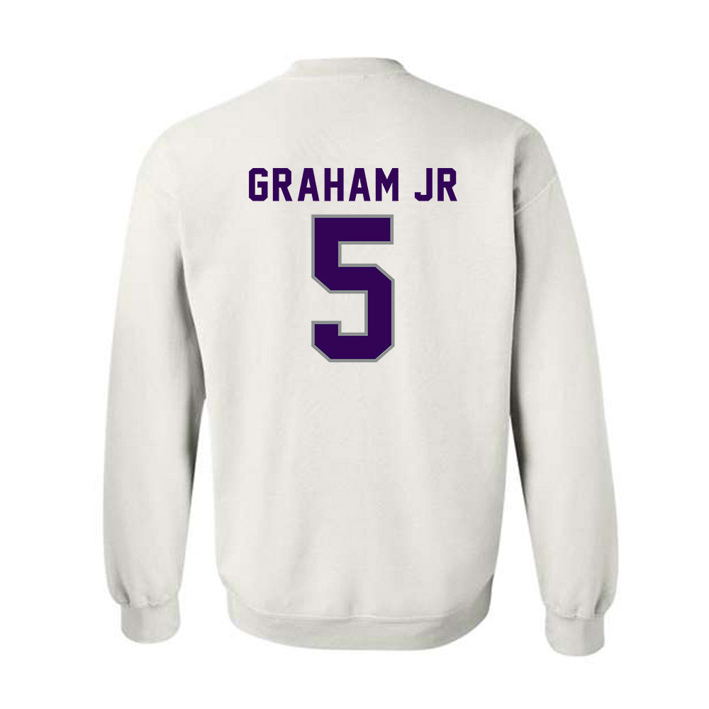 Kansas State - NCAA Football : Micheal Graham Jr - Wildcat hand sign Crewneck Sweatshirt-1