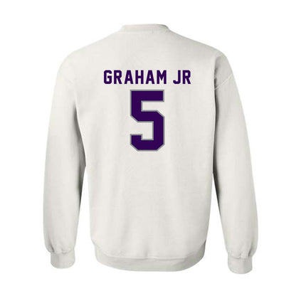 Kansas State - NCAA Football : Micheal Graham Jr - Wildcat hand sign Crewneck Sweatshirt-1