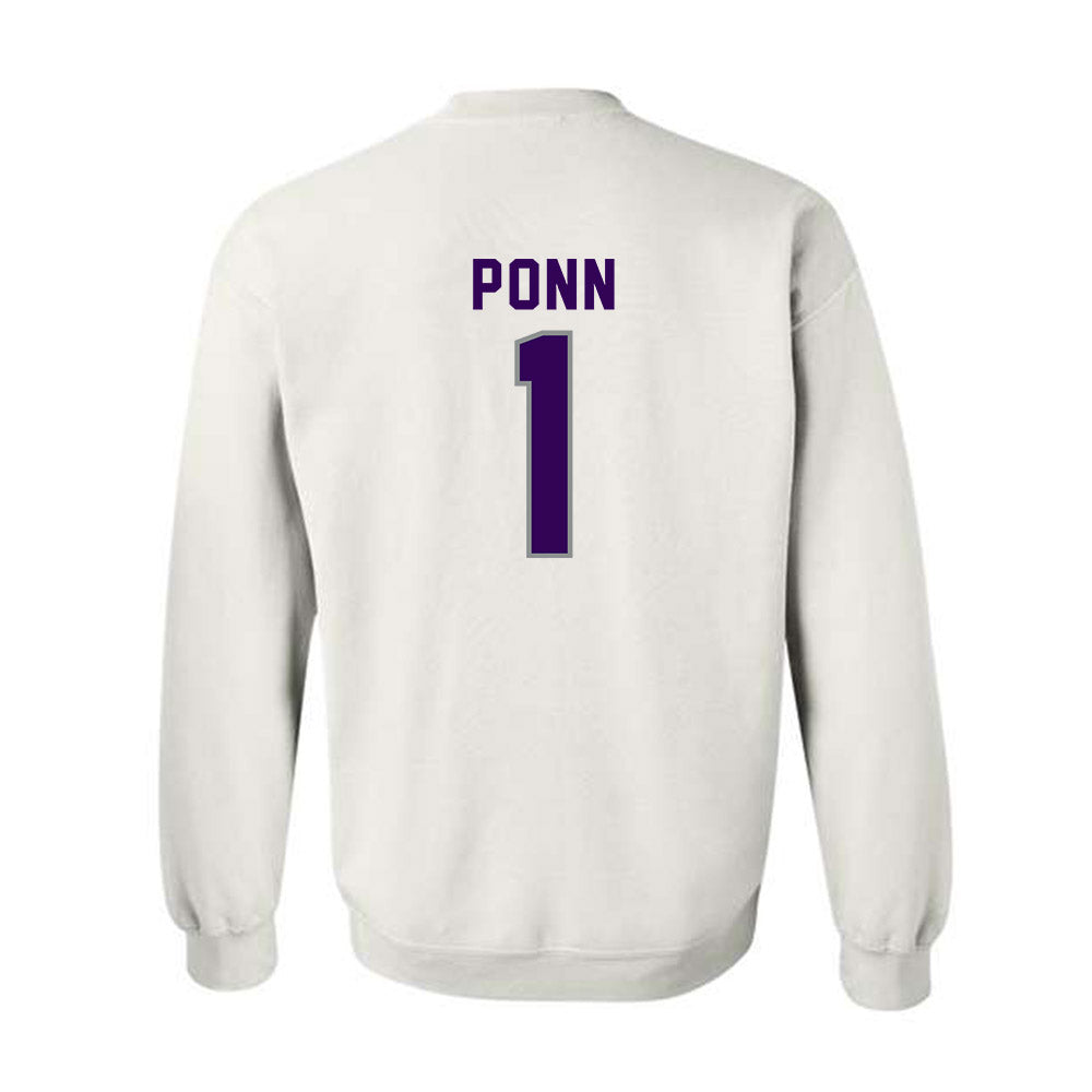 Kansas State - NCAA Women's Volleyball : Caleigh Ponn - Wildcat hand sign Crewneck Sweatshirt-1