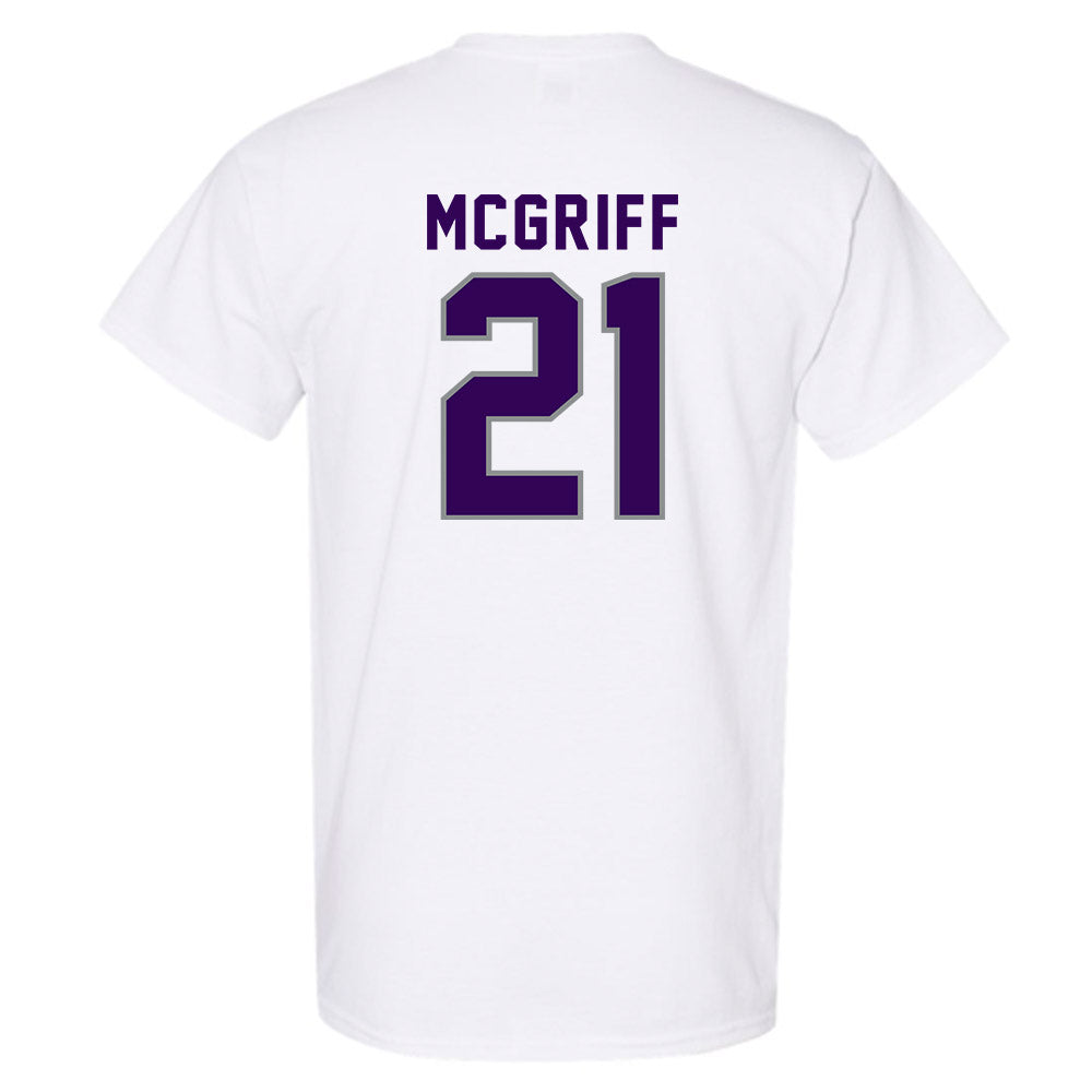 Kansas State - NCAA Men's Basketball : Khamari McGriff - Wildcat hand sign T-Shirt-1