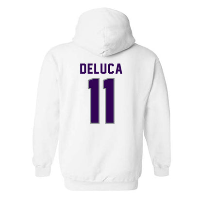 Kansas State - NCAA Women's Soccer : Emerson DeLuca - Wildcat hand sign Hooded Sweatshirt-1