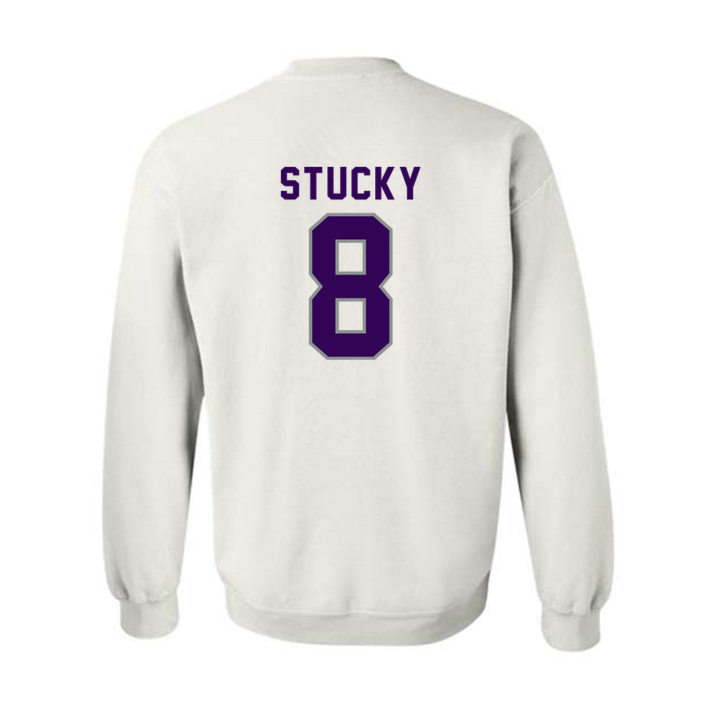 Kansas State - NCAA Women's Volleyball : Camdyn Stucky - Wildcat hand sign Crewneck Sweatshirt-1