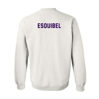 Kansas State - NCAA Men's Track & Field : Jackson Esquibel - Wildcat hand sign Crewneck Sweatshirt-1
