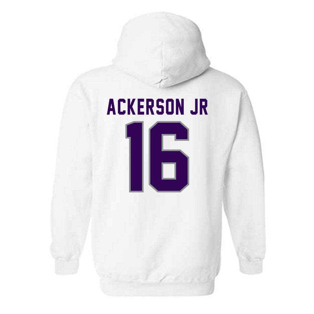 Kansas State - NCAA Football : Dj Ackerson Jr - Wildcat hand sign Hooded Sweatshirt-1