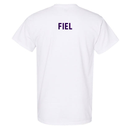 Kansas State - NCAA Women's Golf : Natalia Fiel - Wildcat hand sign T-Shirt-1