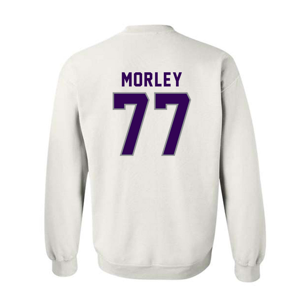 Kansas State - NCAA Football : Tanner Morley - Wildcat hand sign Crewneck Sweatshirt-1