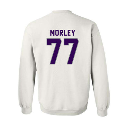 Kansas State - NCAA Football : Tanner Morley - Wildcat hand sign Crewneck Sweatshirt-1