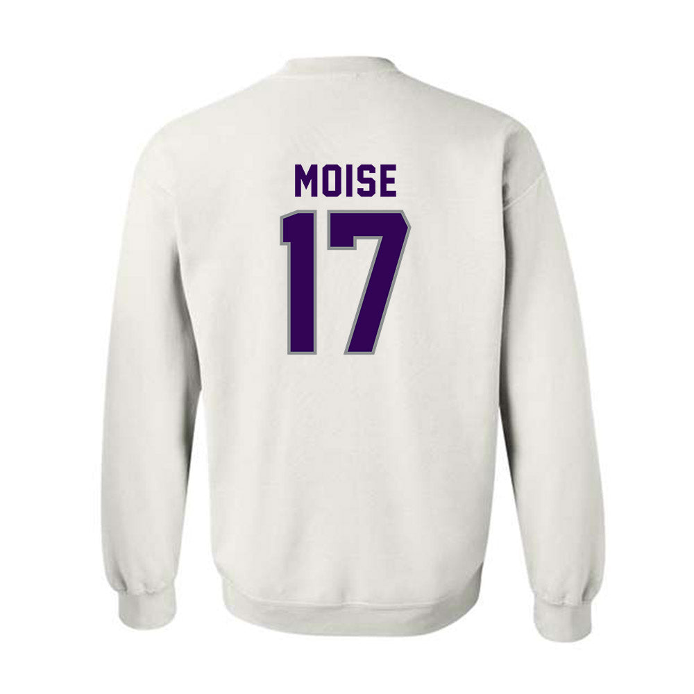 Kansas State - NCAA Football : Adonis Moise - Wildcat hand sign Crewneck Sweatshirt-1