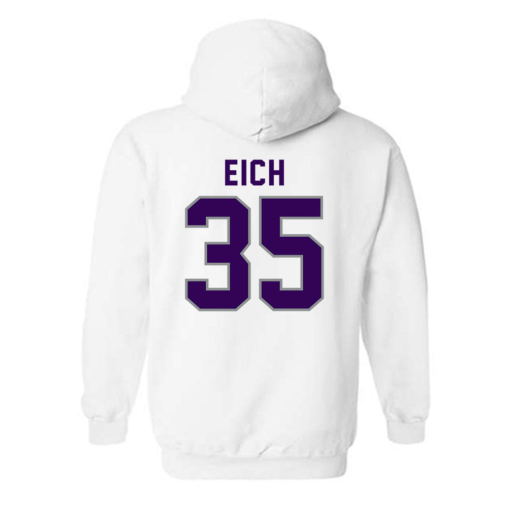 Kansas State - NCAA Baseball : Billy Eich - Wildcat hand sign Hooded Sweatshirt-1