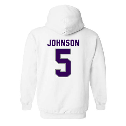 Kansas State - NCAA Football : Avery Johnson - Wildcat hand sign Hooded Sweatshirt-1