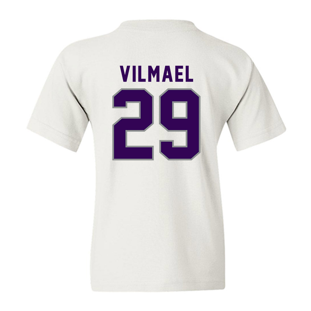Kansas State - NCAA Football : Josiah Vilmael - Wildcat hand sign Youth T-Shirt-1