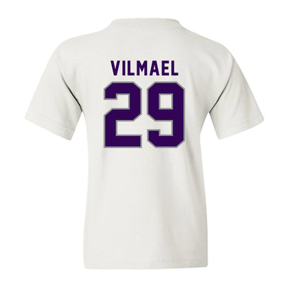 Kansas State - NCAA Football : Josiah Vilmael - Wildcat hand sign Youth T-Shirt-1