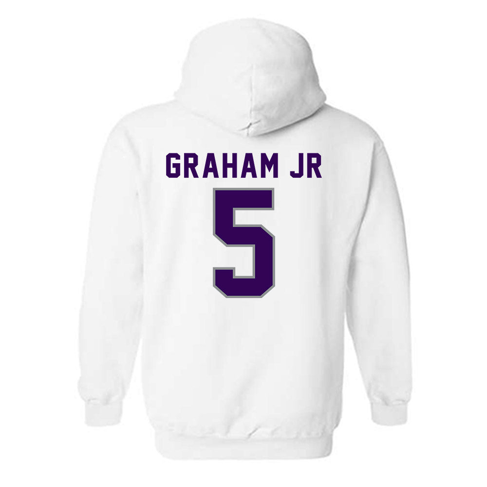 Kansas State - NCAA Football : Micheal Graham Jr - Wildcat hand sign Hooded Sweatshirt-1