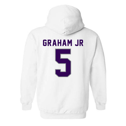 Kansas State - NCAA Football : Micheal Graham Jr - Wildcat hand sign Hooded Sweatshirt-1