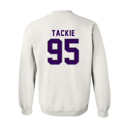 Kansas State - NCAA Football : Patrick Tackie - Wildcat hand sign Crewneck Sweatshirt-1