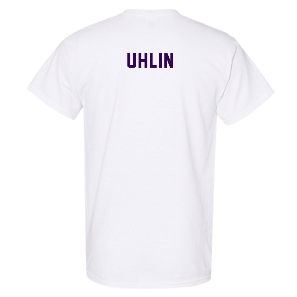Kansas State - NCAA Men's Track & Field : Emil Uhlin - Wildcat hand sign T-Shirt-1