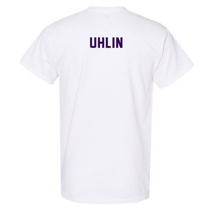 Kansas State - NCAA Men's Track & Field : Emil Uhlin - Wildcat hand sign T-Shirt-1