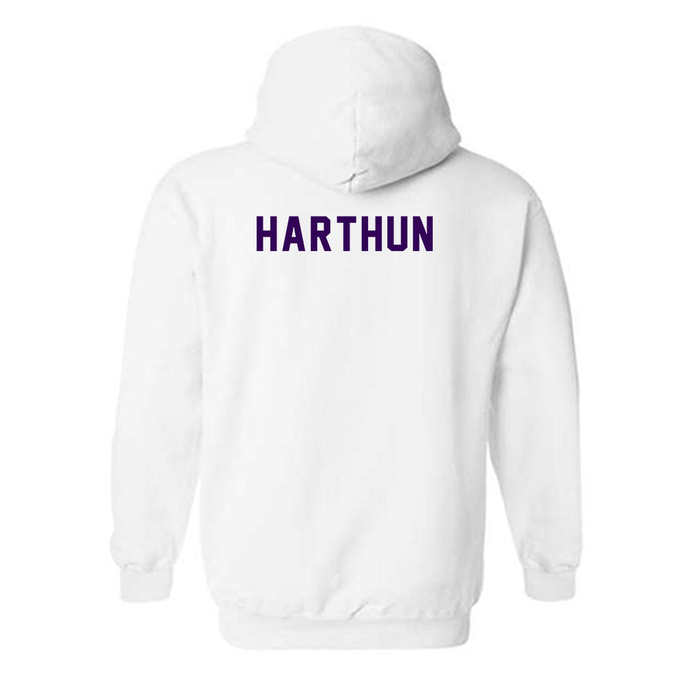 Kansas State - NCAA Women's Rowing : Taylin Harthun - Wildcat hand sign Hooded Sweatshirt-1