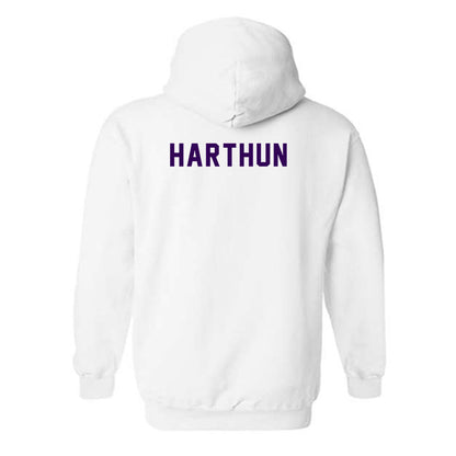 Kansas State - NCAA Women's Rowing : Taylin Harthun - Wildcat hand sign Hooded Sweatshirt-1