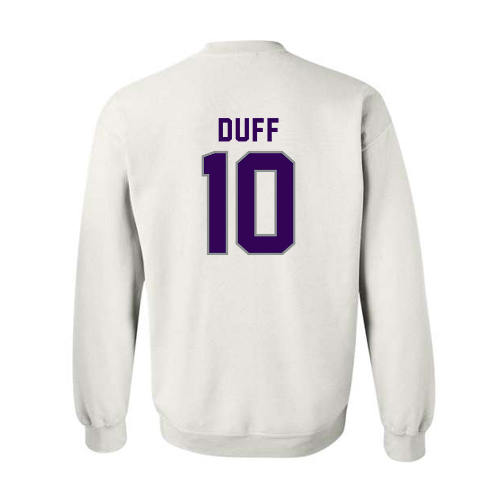 Kansas State - NCAA Football : Dillon Duff - Wildcat hand sign Crewneck Sweatshirt-1