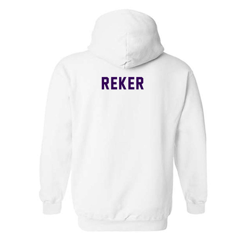 Kansas State - NCAA Women's Rowing : Regan Reker - Wildcat hand sign Hooded Sweatshirt-1