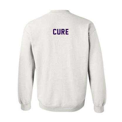 Kansas State - NCAA Women's Track & Field : Lindsey Cure - Wildcat hand sign Crewneck Sweatshirt-1