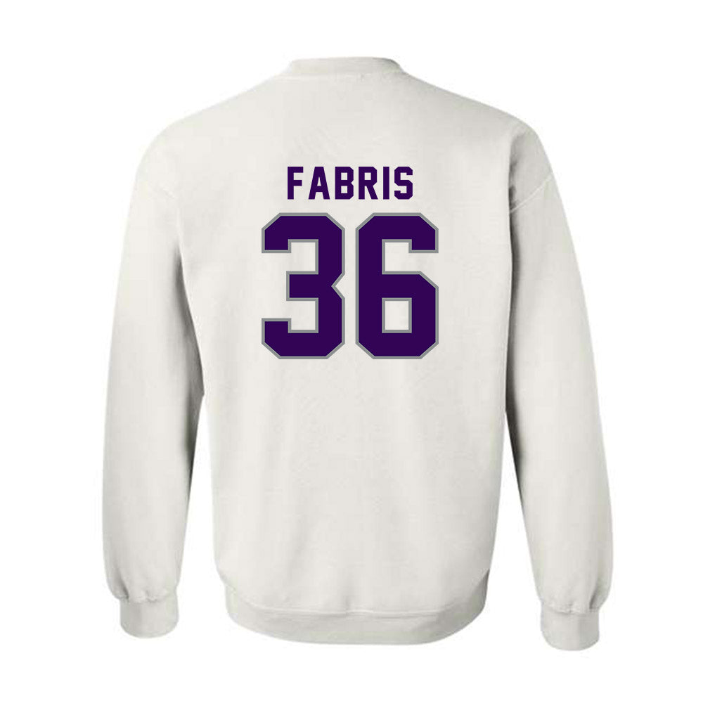 Kansas State - NCAA Football : Jack Fabris - Wildcat hand sign Crewneck Sweatshirt-1