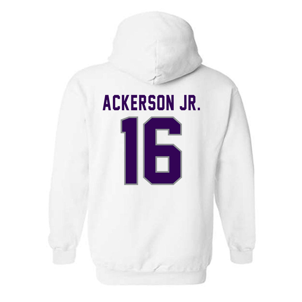 Kansas State - NCAA Football : Dj Ackerson Jr. - Wildcat hand sign Hooded Sweatshirt-1