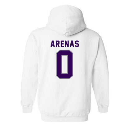 Kansas State - NCAA Women's Basketball : Izela Arenas - Wildcat hand sign Hooded Sweatshirt-1