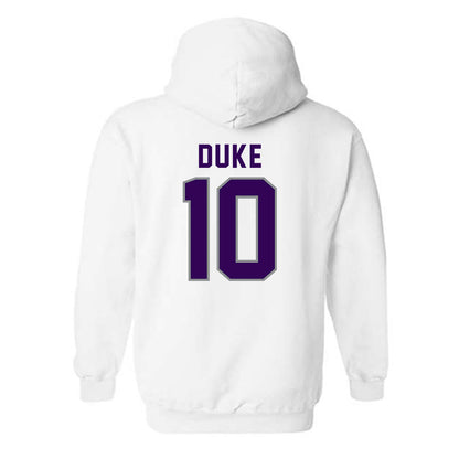 Kansas State - NCAA Baseball : Tanner Duke - Wildcat hand sign Hooded Sweatshirt-1