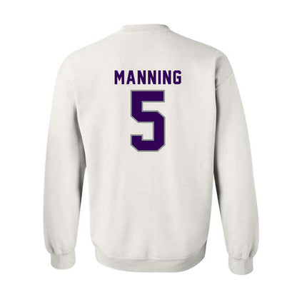 Kansas State - NCAA Football : Joshua Manning - Wildcat hand sign Crewneck Sweatshirt-1