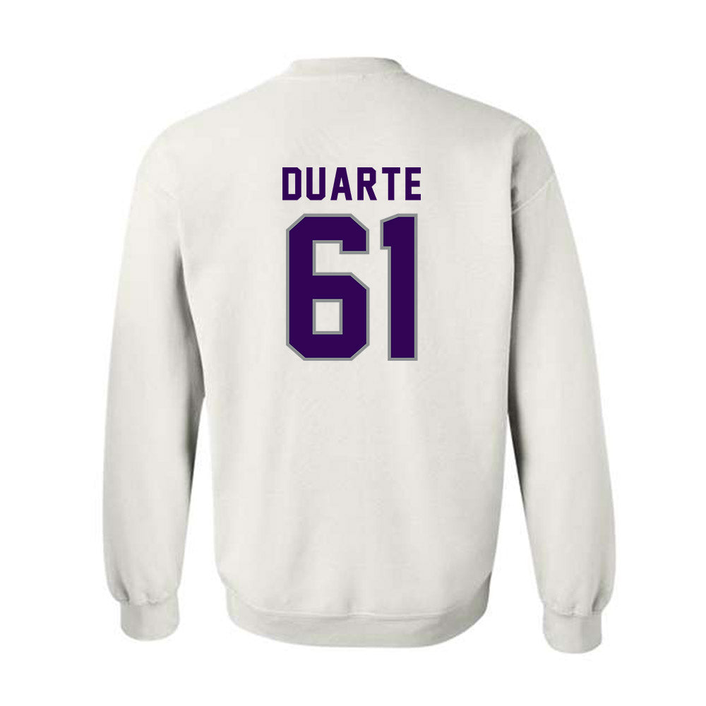 Kansas State - NCAA Football : Chase Duarte - Wildcat hand sign Crewneck Sweatshirt-1