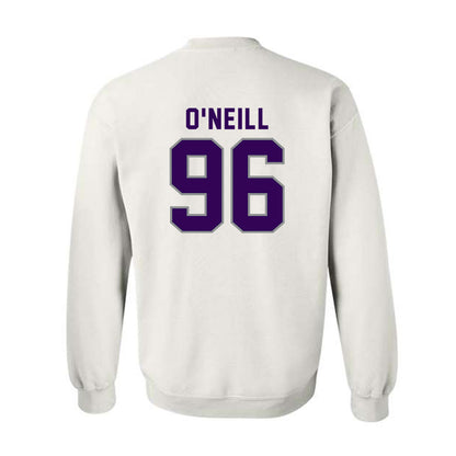 Kansas State - NCAA Football : Aidan O'Neill - Wildcat hand sign Crewneck Sweatshirt-1