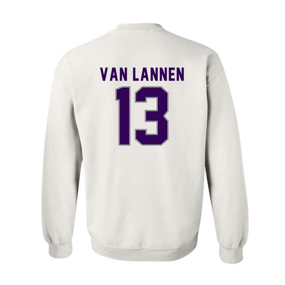 Kansas State - NCAA Women's Volleyball : Emerson Van Lannen - Wildcat hand sign Crewneck Sweatshirt-1