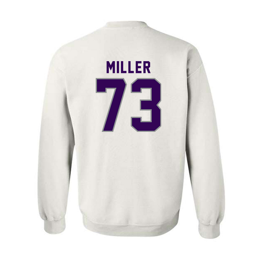 Kansas State - NCAA Football : Ollie Miller - Wildcat hand sign Crewneck Sweatshirt-1
