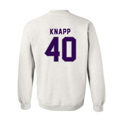 Kansas State - NCAA Football : Dalton Knapp - Wildcat hand sign Crewneck Sweatshirt-1