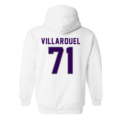 Kansas State - NCAA Football : Dylan Villarouel - Wildcat hand sign Hooded Sweatshirt-1