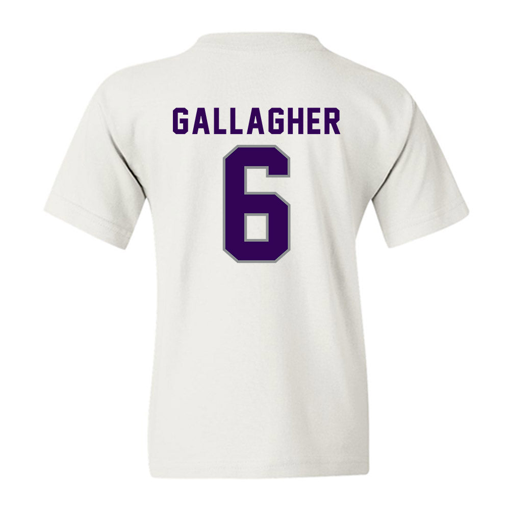 Kansas State - NCAA Baseball : Grant Gallagher - Wildcat hand sign Youth T-Shirt-1