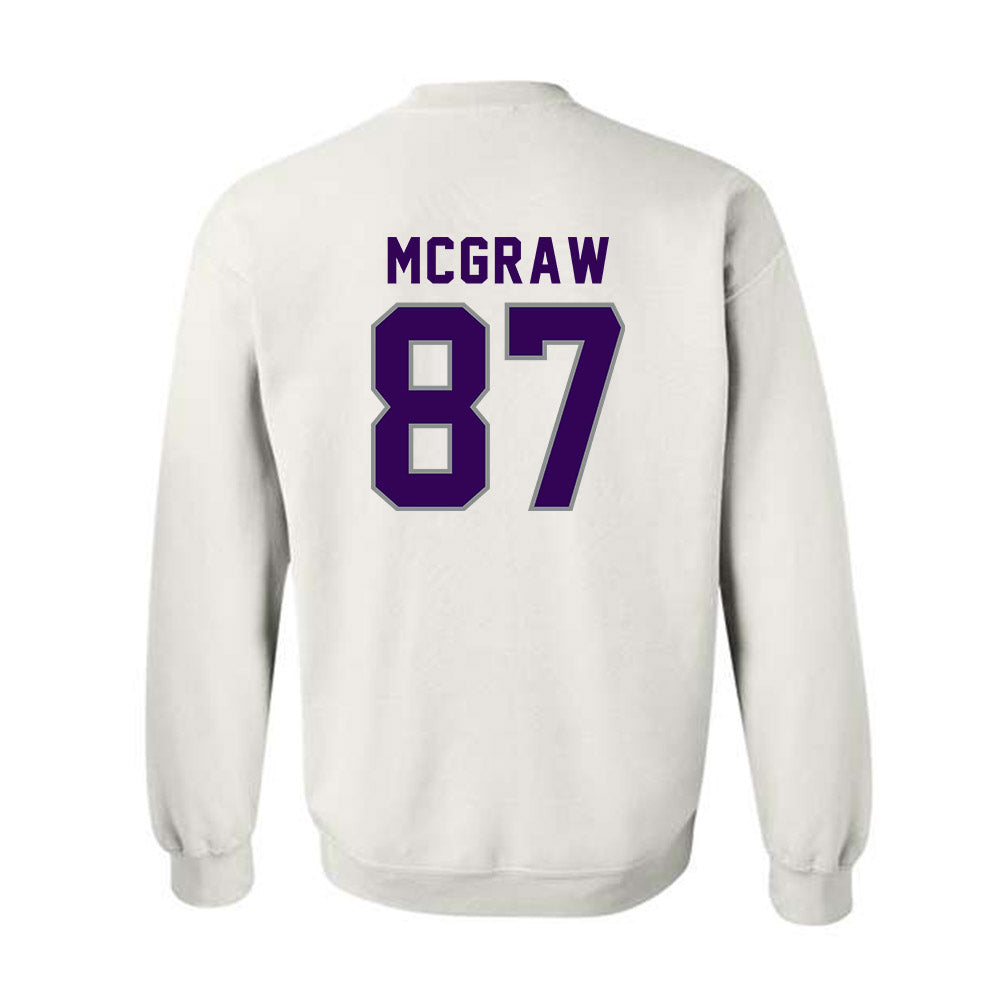 Kansas State - NCAA Football : Lawson Mcgraw - Wildcat hand sign Crewneck Sweatshirt-1